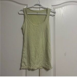 Joshua Perets Women’s Butter Yellow Tank Top